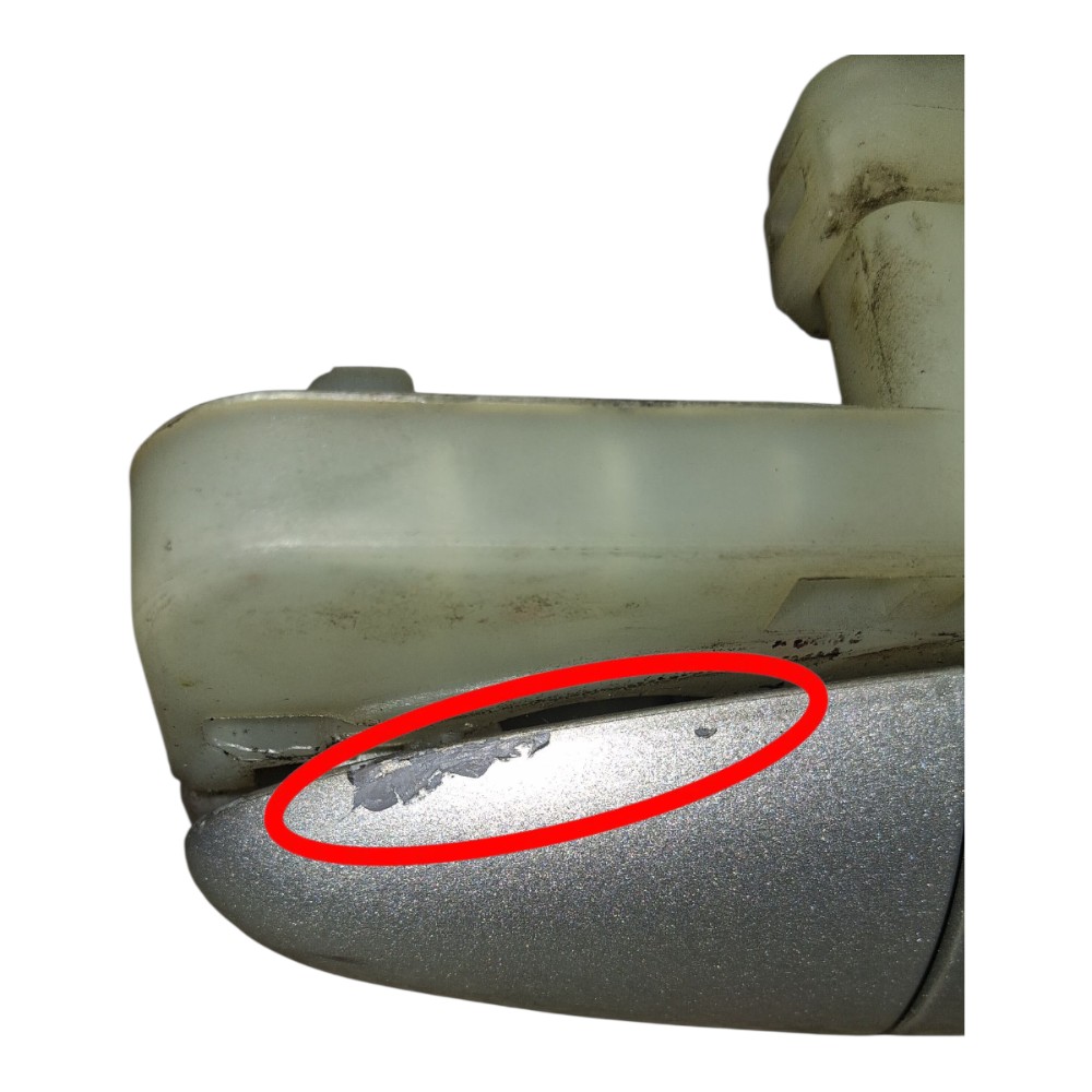 Maçaneta Externa Porta Tras Esq Hyundai Ix35 2014 *detalhes Prata Traseira 6