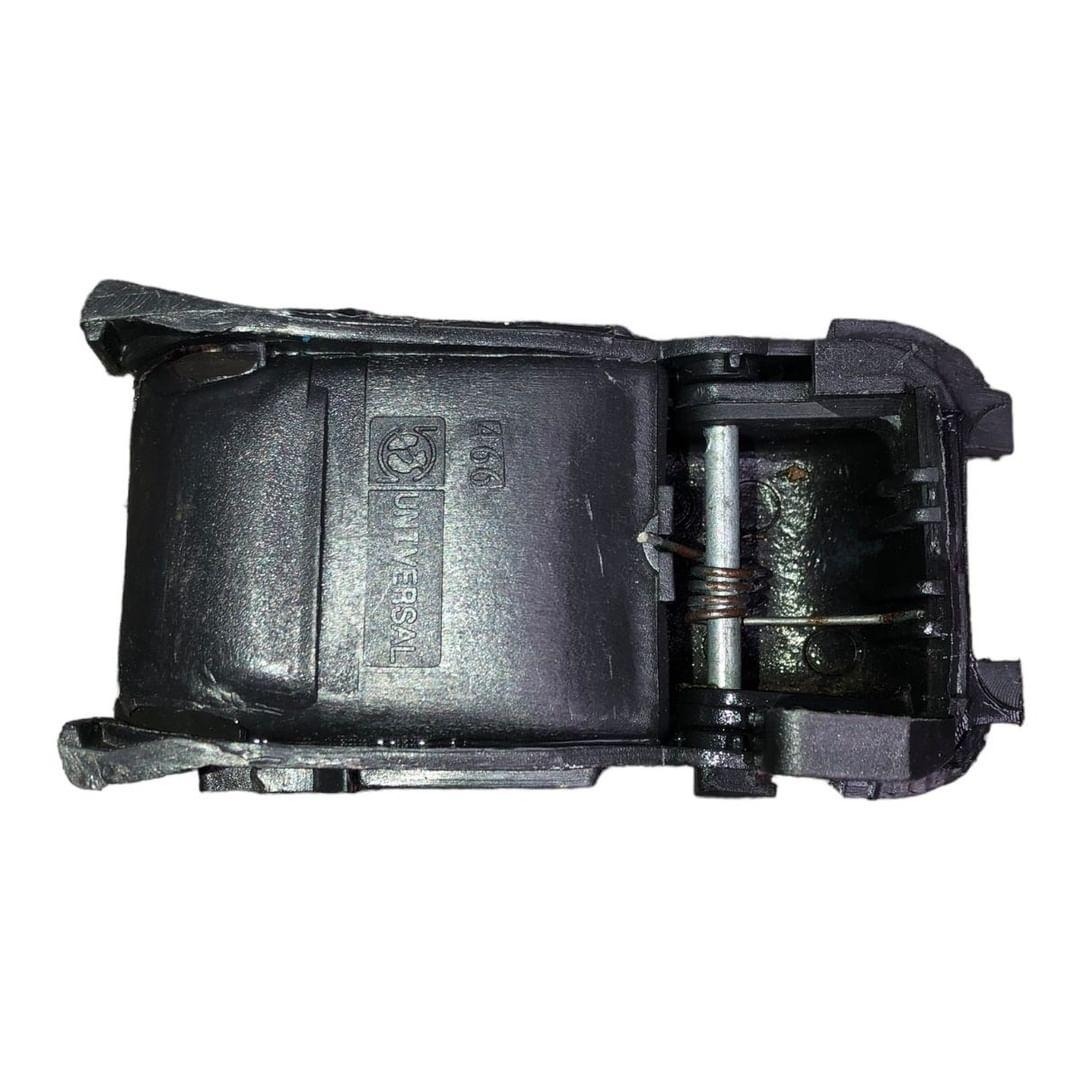 Maçaneta Interna Porta Direita Fiat Fiorino 1994  Preto Dianteira/traseira 2