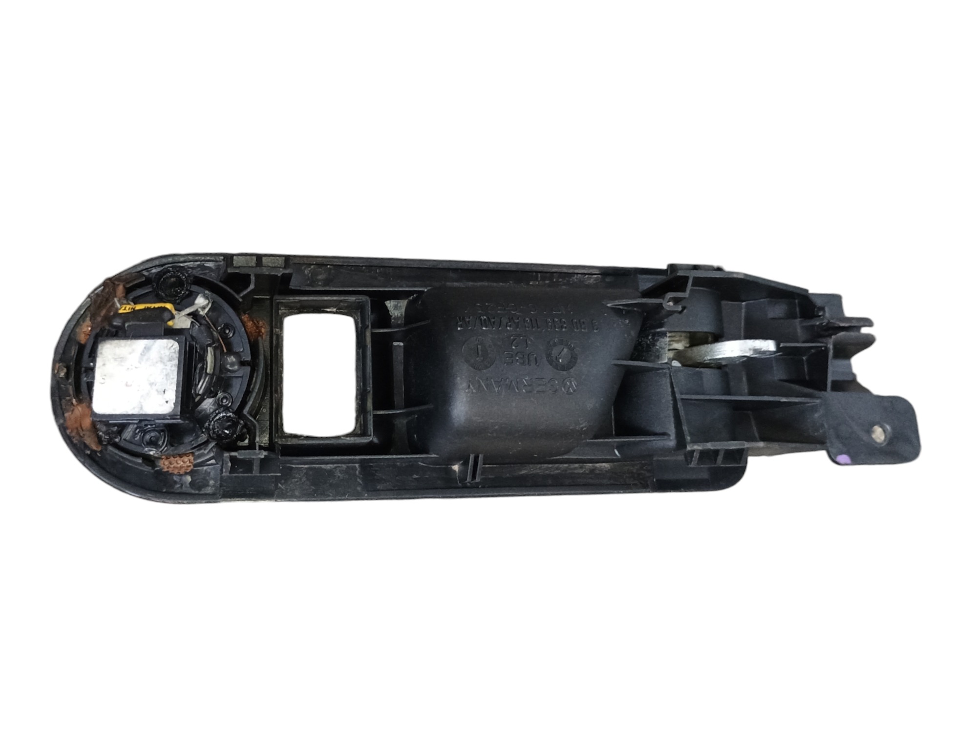 Maçaneta Interna Traseira Esquerda Vw Golf 1999 A 2012 Preto/prata Traseira