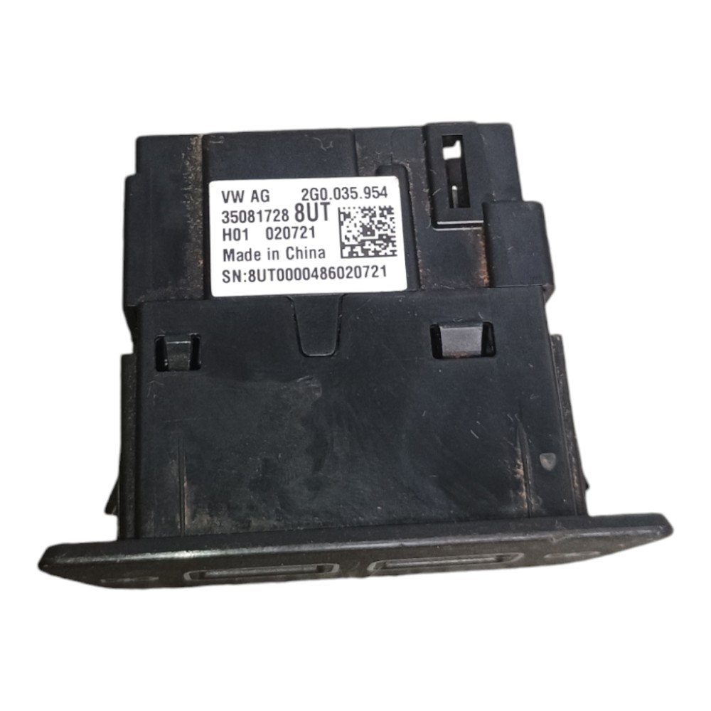 Tomada Dupla Usb Vw Tcross Tsi 2022 2g0035954 2