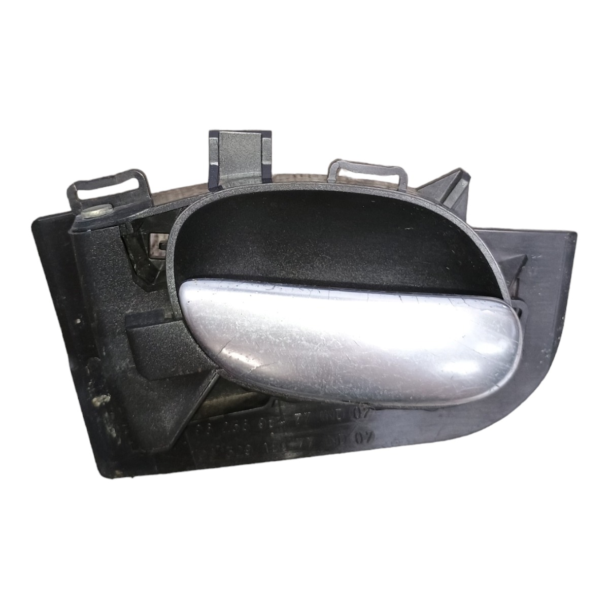 Maçaneta Interna Lado Esquerdo Peugeot 206 207 1998 A 2015 Preto/prata Dianteira/traseira