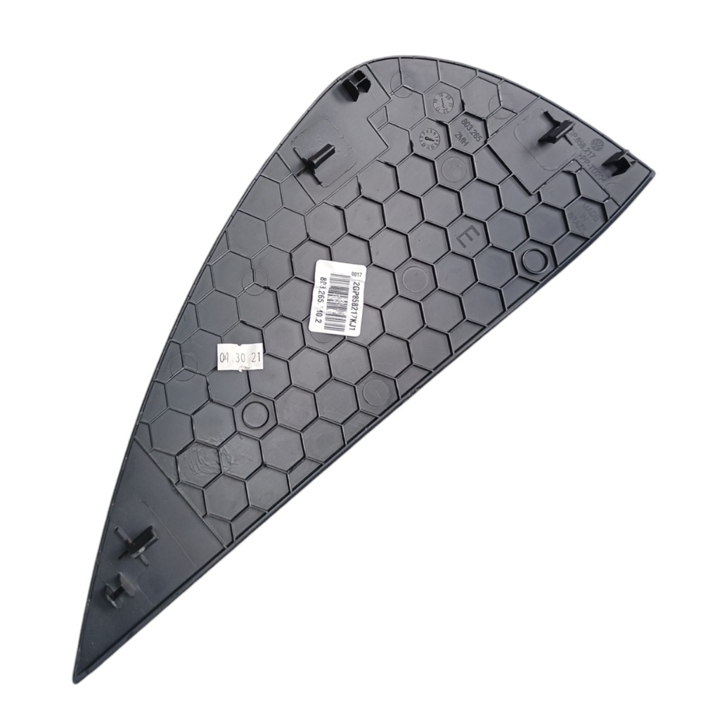 Acabamento Esquerdo Painel Vw Tcross Tsi 2022 2gp858217 Preto 1 3