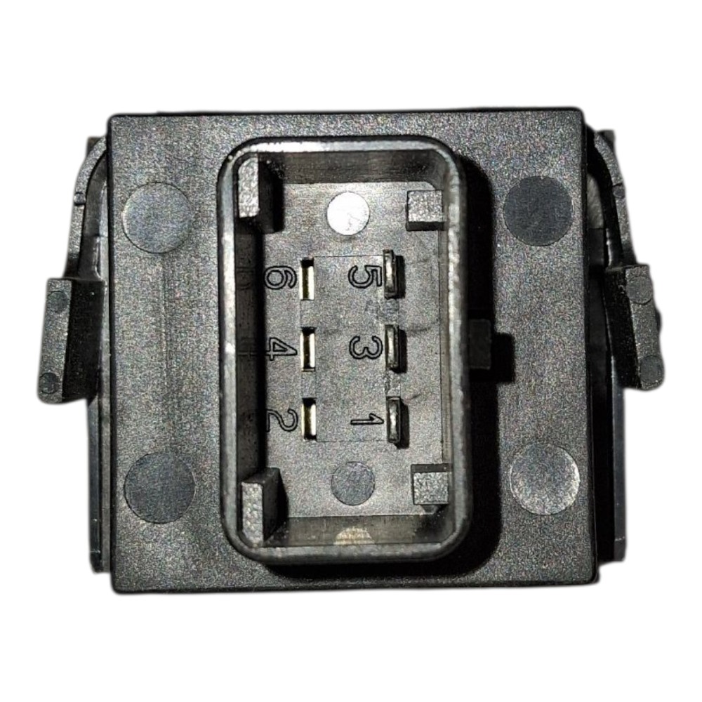 Botão Reostato Luz Painel Vw Polo Sedan 1.6 2008 6q0941334 Preto 2
