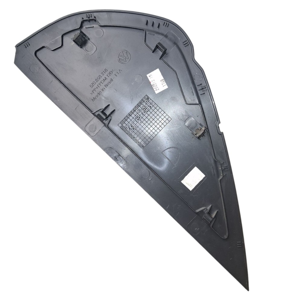 Moldura Lateral Direita Painel Vw Fox 2012 5z0858218 Preto 4