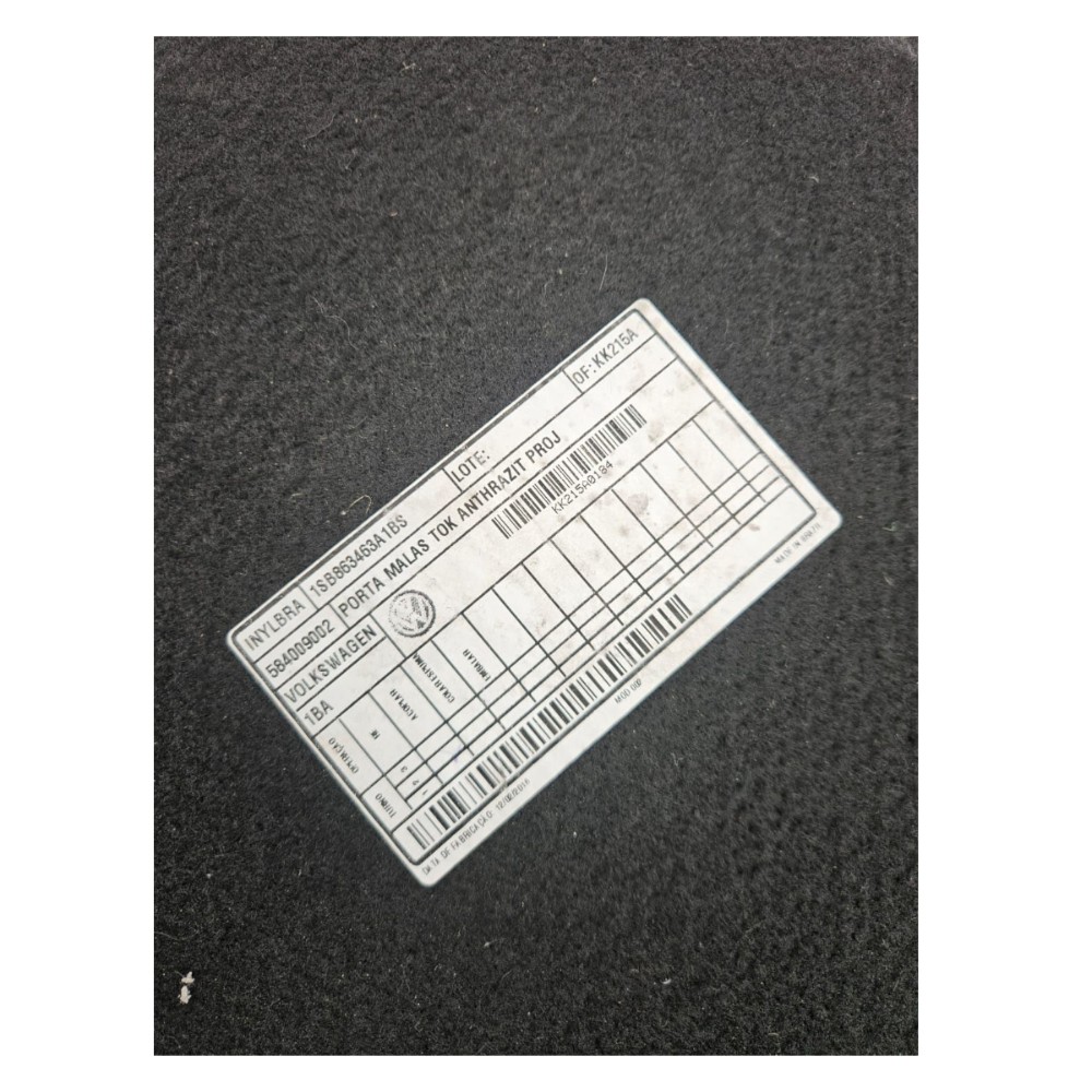 Forro Porta Malas Vw Up Move 2016 1sb863463a1bs 3