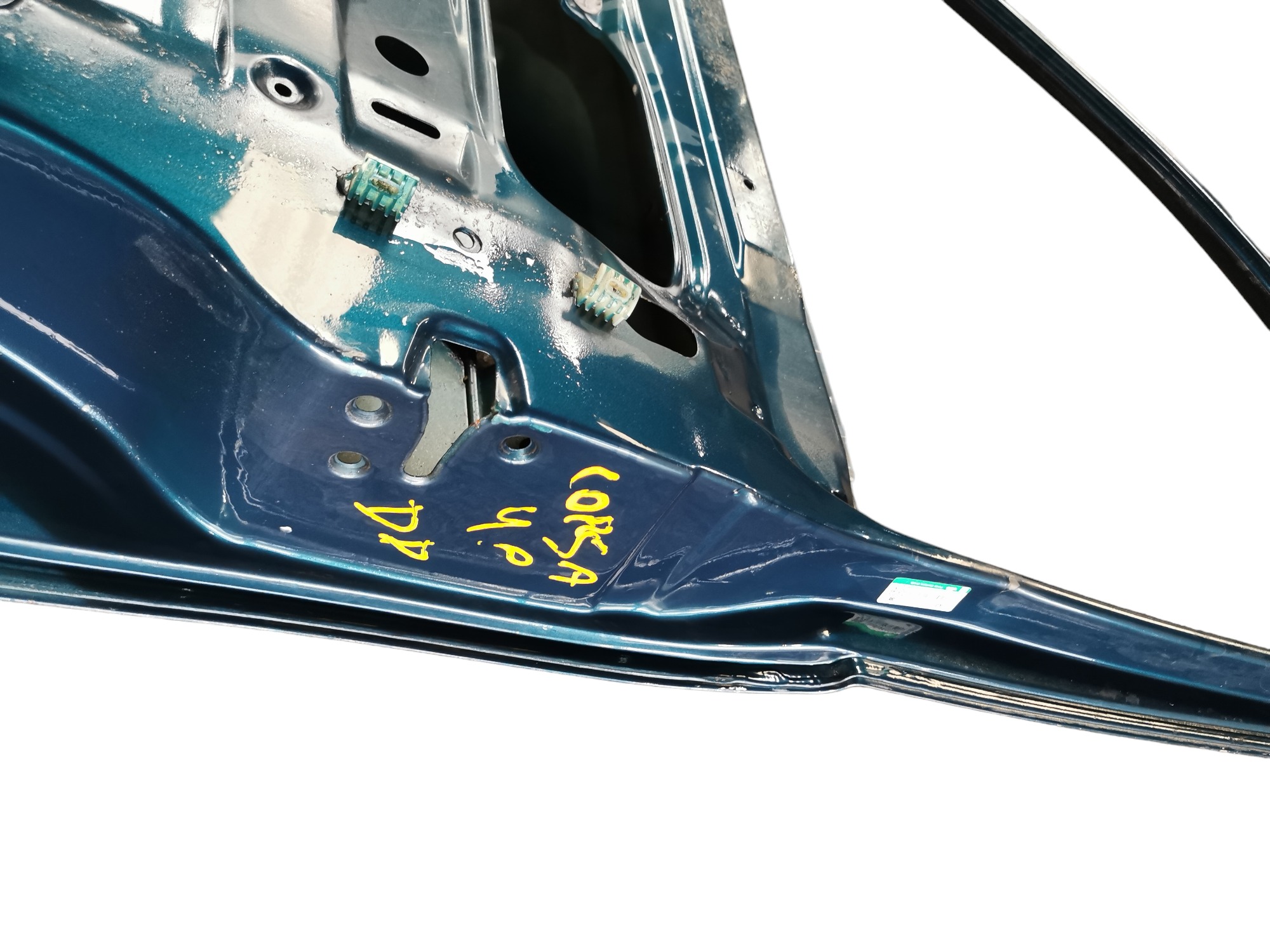 Porta Dianteira Direita Gm Corsa 4p 2001 Dianteira Direito Azul 3