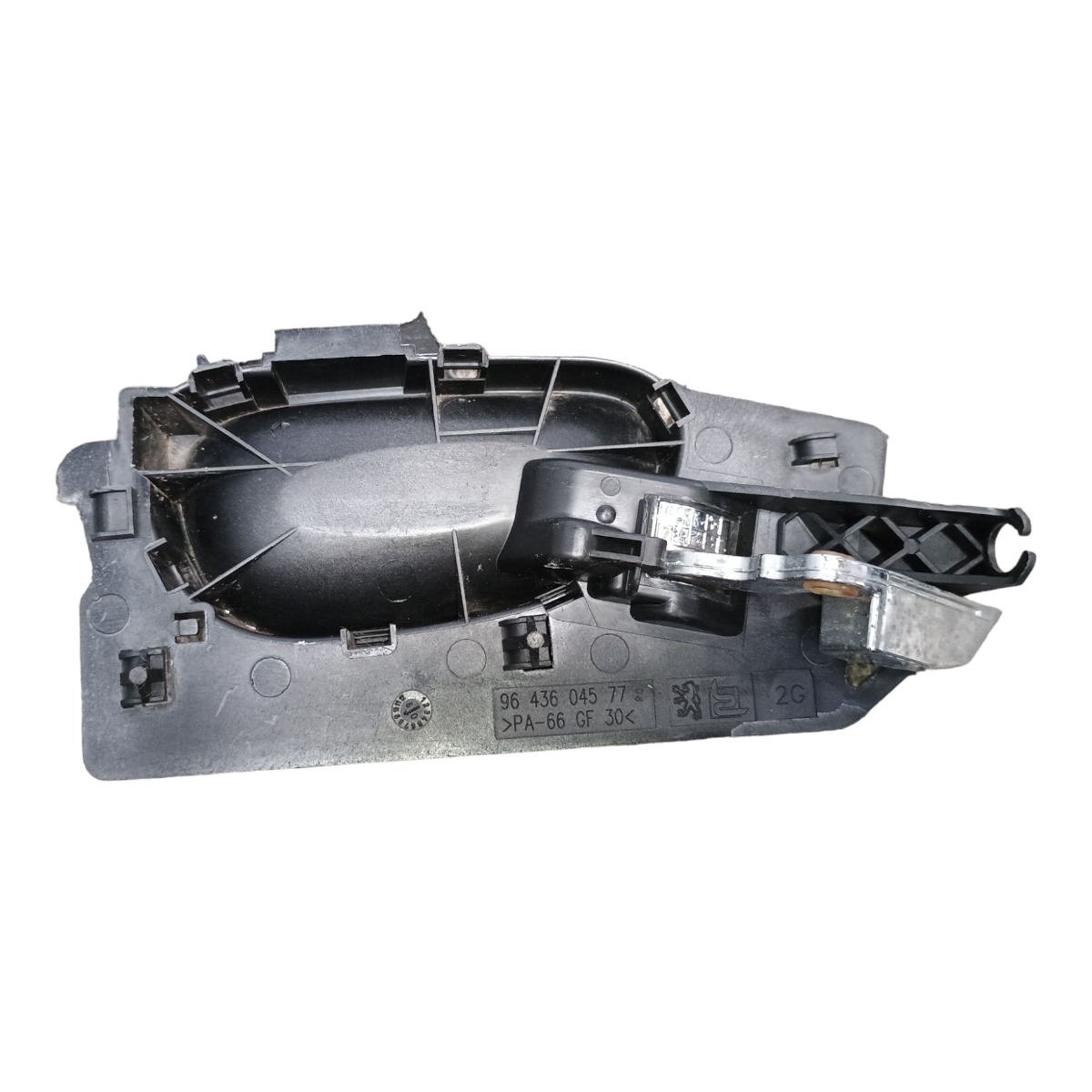 Maçaneta Interna Esquerda Dianteira Peugeot 307 2002 A 2013 – Preto/prata – Dianteira/traseira 3