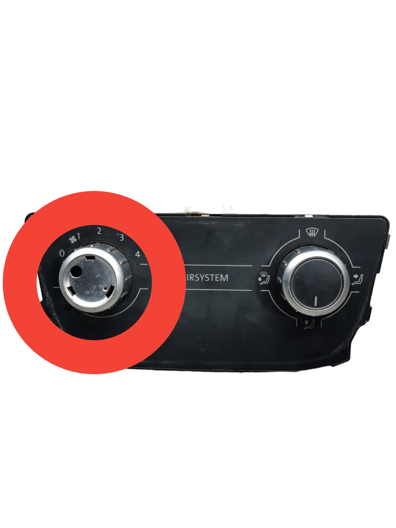 Comando Ar Painel Vw Gol G5 2009 5u0819045 Com Detalhe 4
