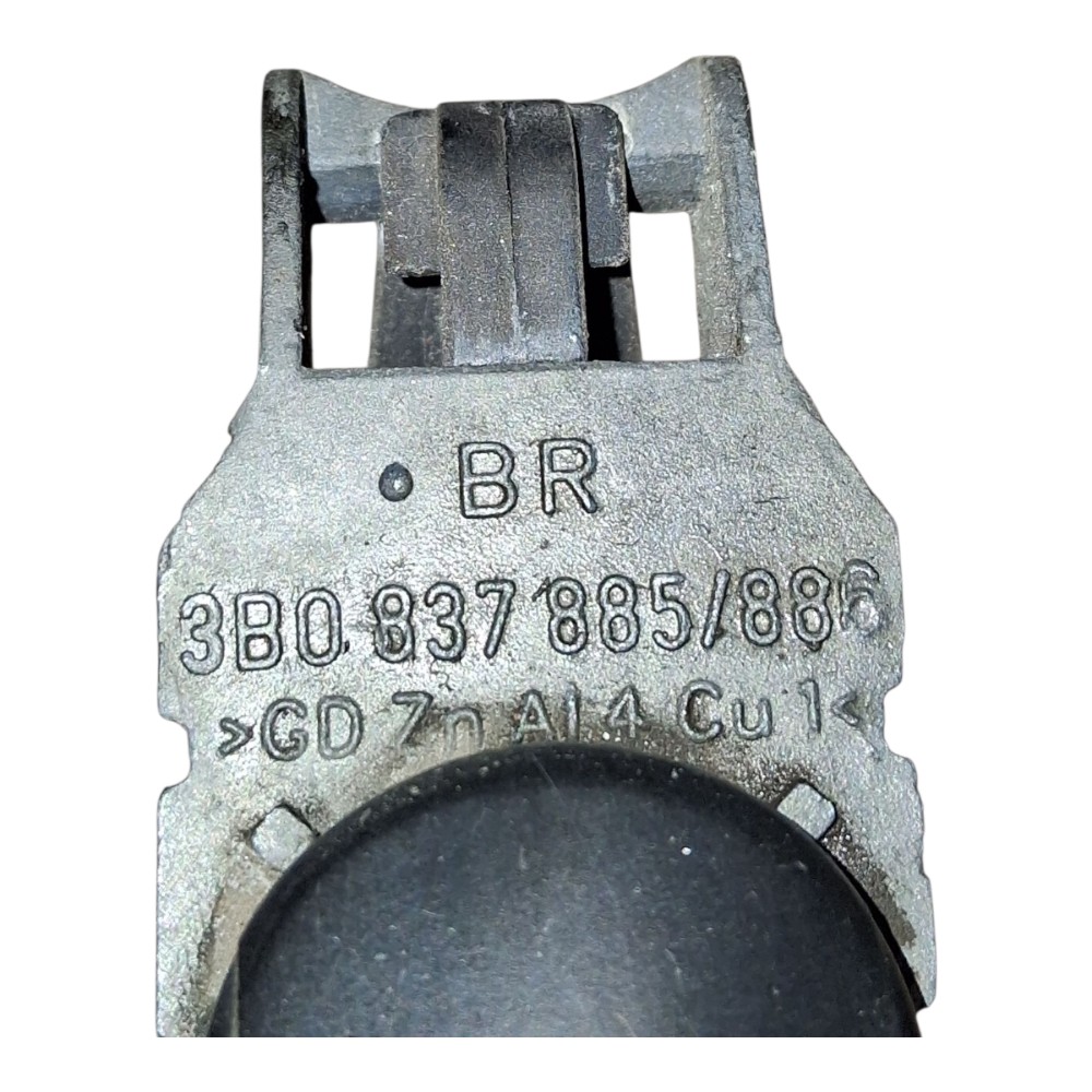 Maçaneta Externa Porta Dianteira Direita Vw Polo Sedan 2008 Preto Dianteira 6