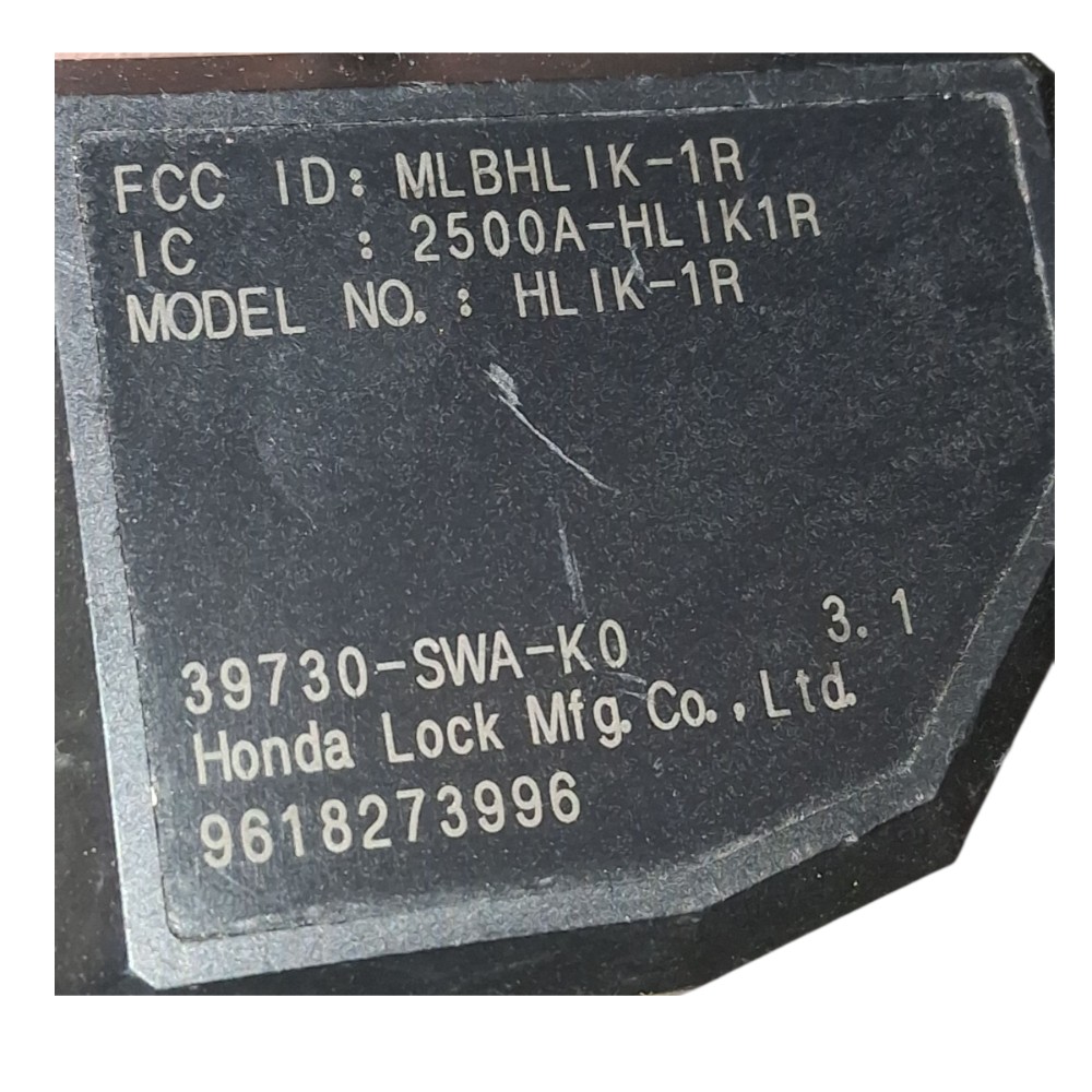Módulo Antena Imobilizador Fit Xl 2010 Preto 7