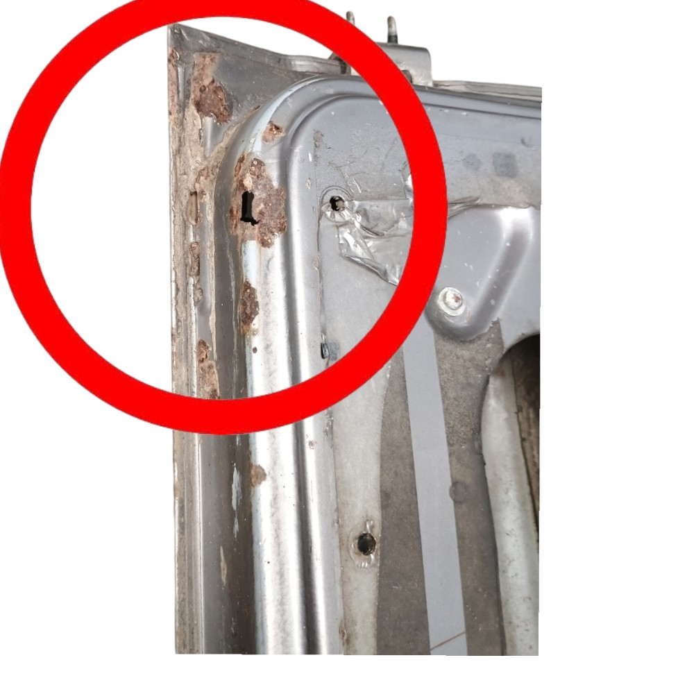 Porta Dianteira Direita Ford Escort L 1992 Com Detalhe Dianteira Direito Prata 7