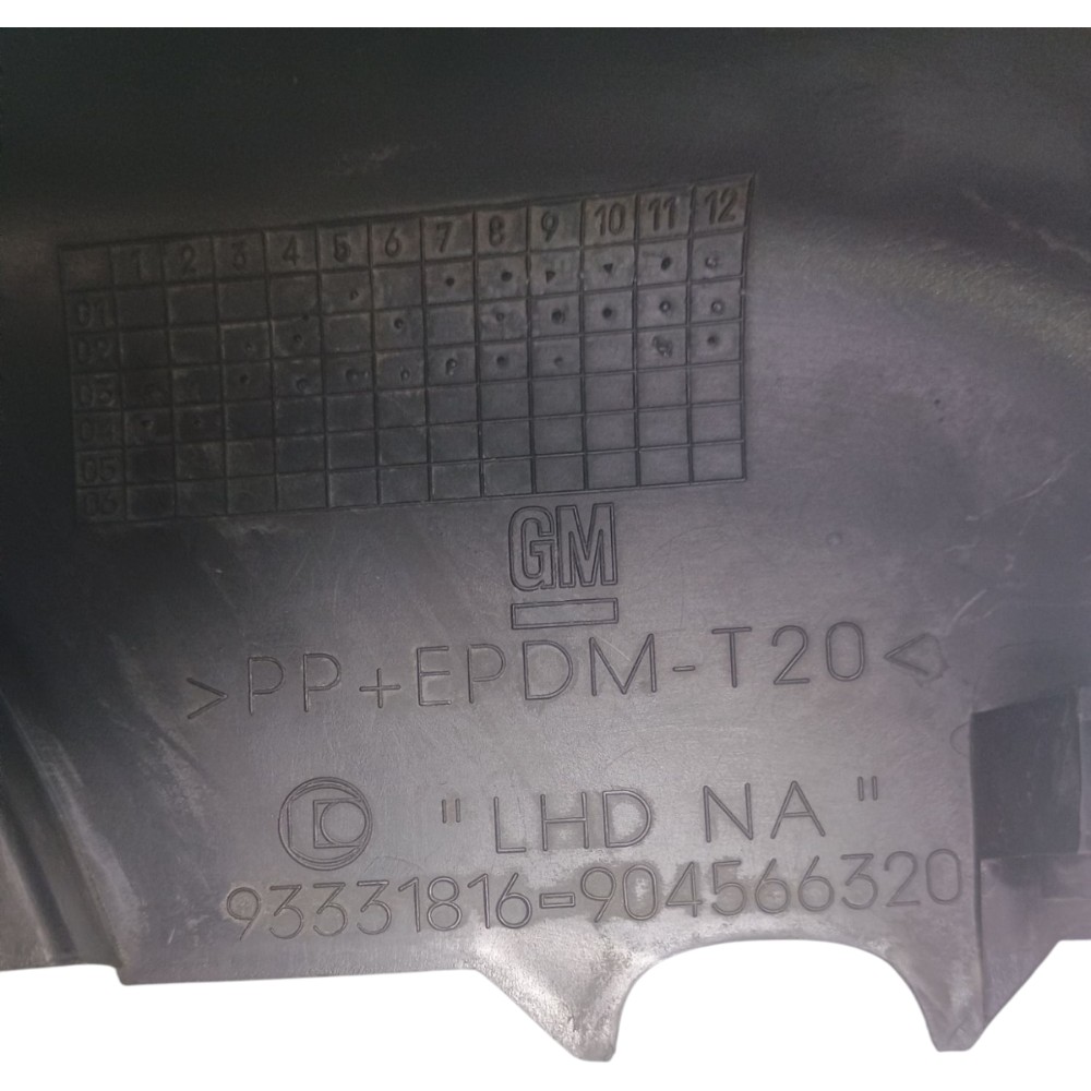 Moldura Inferior Chave Seta Gm Corsa Sedan 2004 7