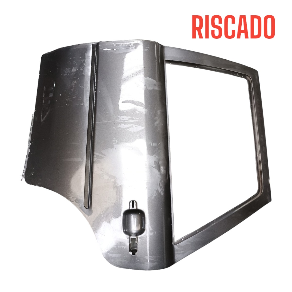 Porta Traseira Esquerda Vw Gol G3 1999 À 2005 C/ Detalhe Traseira Esquerda Prata 2