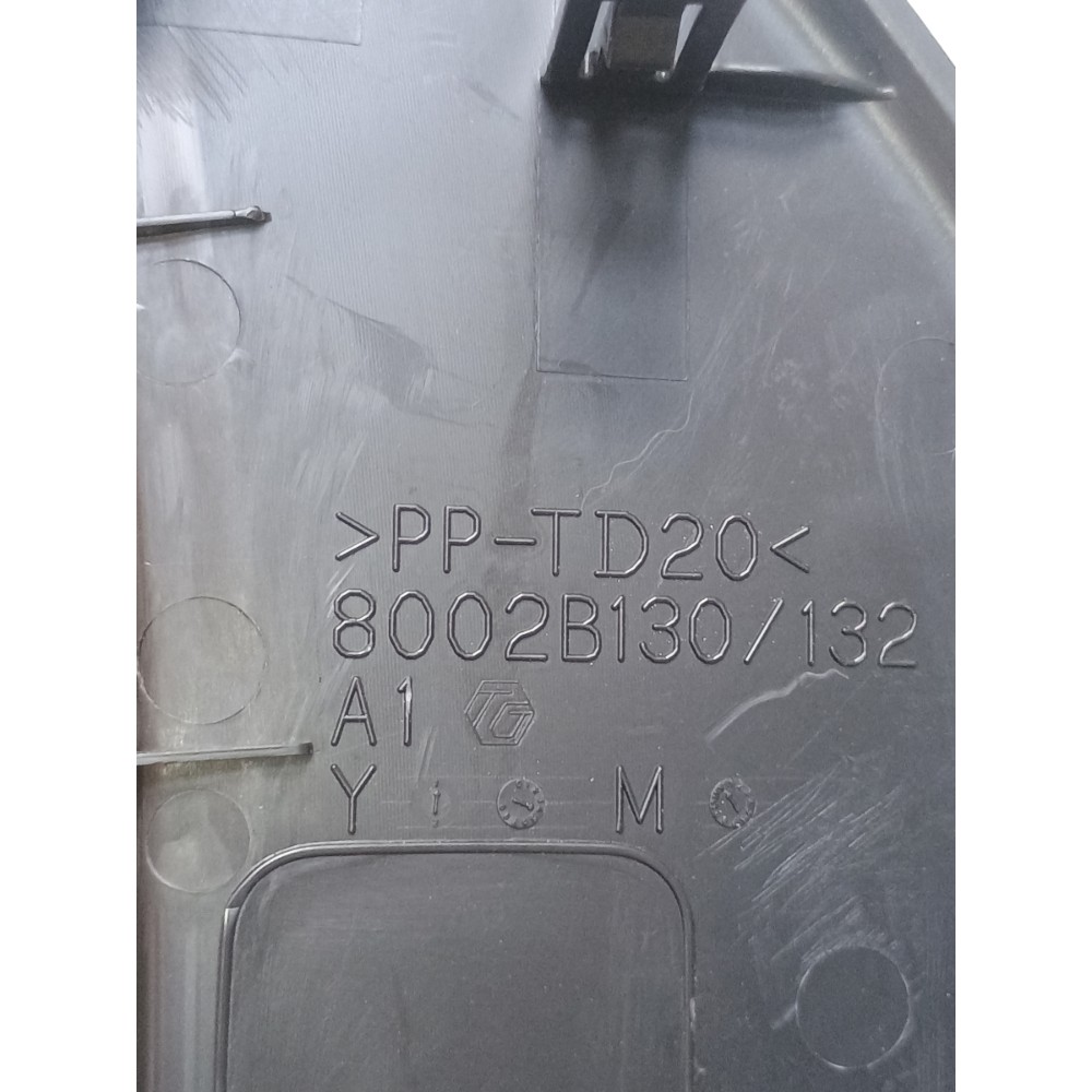 Acabamento Lateral Direito Painel Mitsubishi Outlander 2015 Preto 5