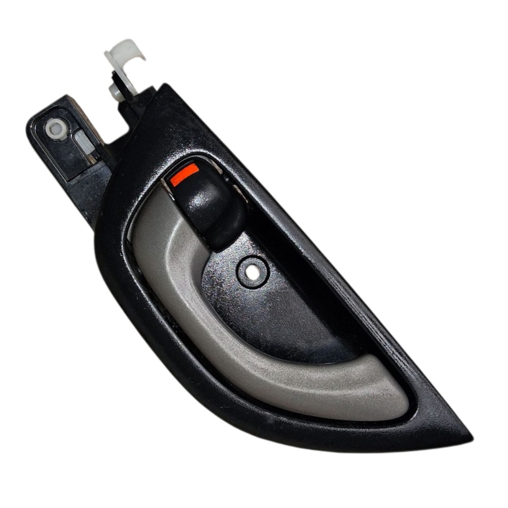 Maçaneta Interna Porta Traseira Esquerda Fit Xl 2010 Preto/prata Traseira 1