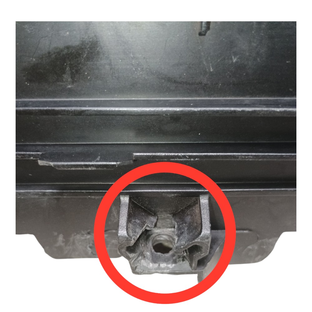 Suporte Caixa Bateria Peugeot 206 2003  *detalhes 7