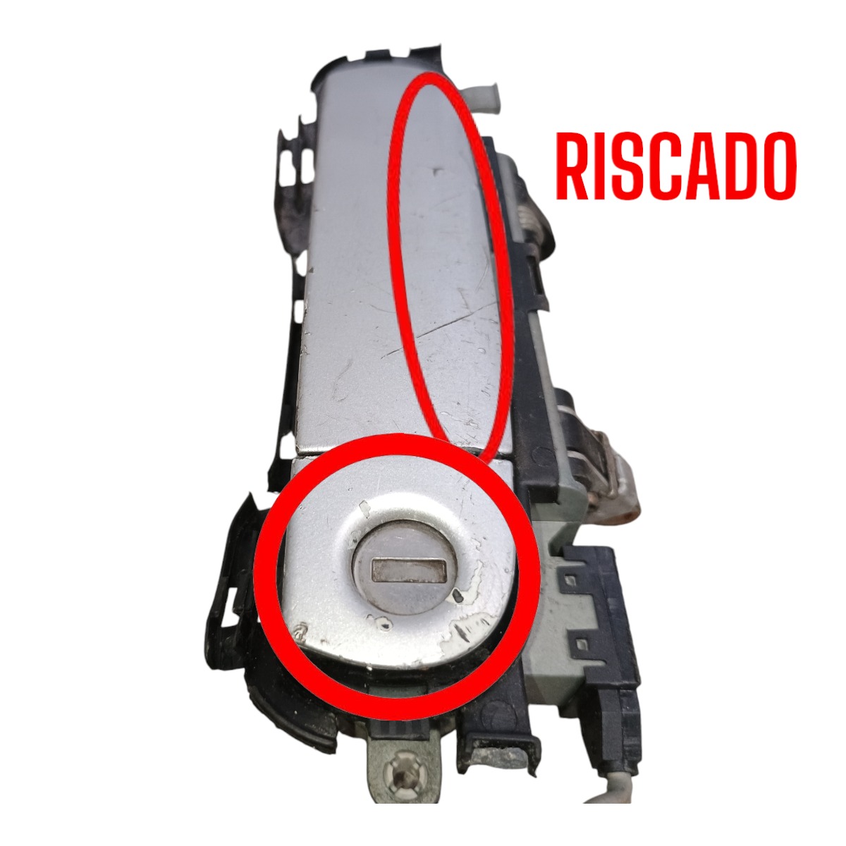Maçaneta Externa Porta Diant Esq Audi A3 2000/2004 C/detalhe Prata Dianteira 6