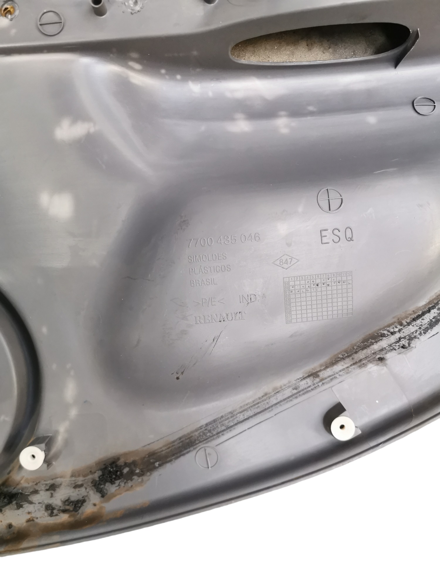 Forro Porta Traseiro Esquerdo Renault Clio 2001 A 2010 A1 3