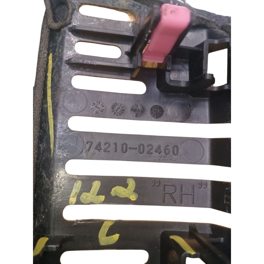 Apoio Braço Porta Diant Direita Toyota Corolla 2015 À 2019 Preto 5