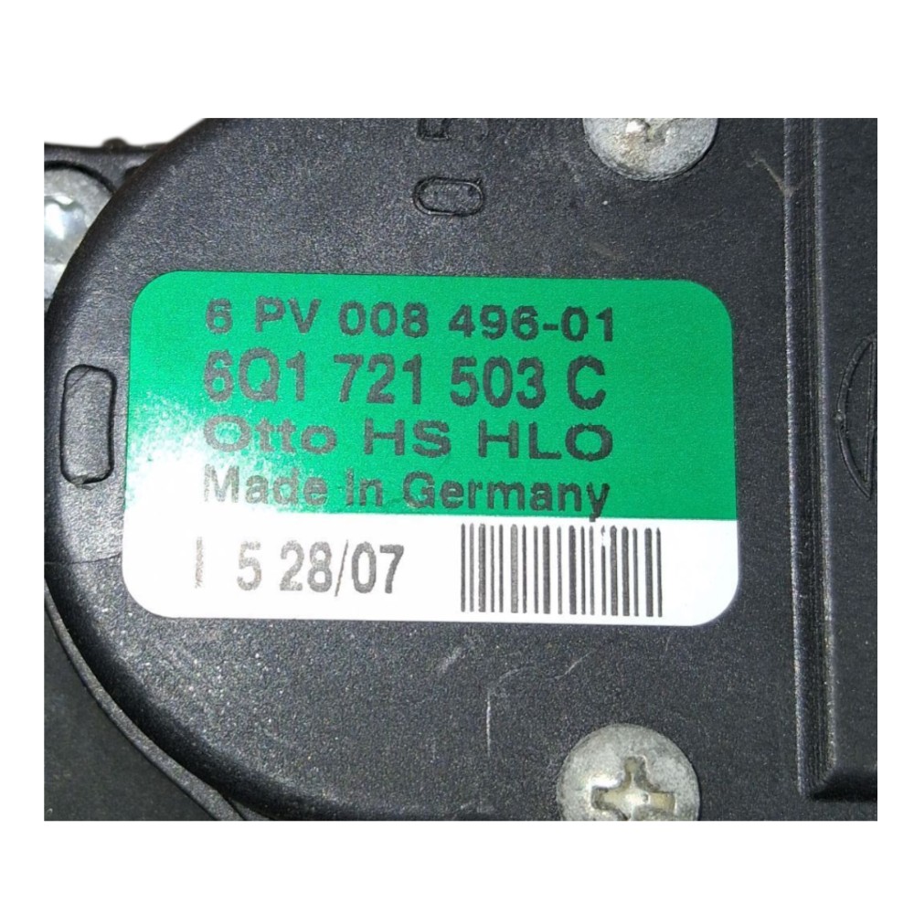 Pedal Acelerador Eletrônico Vw Polo Sedan 1.6 2008 6q1721503 8