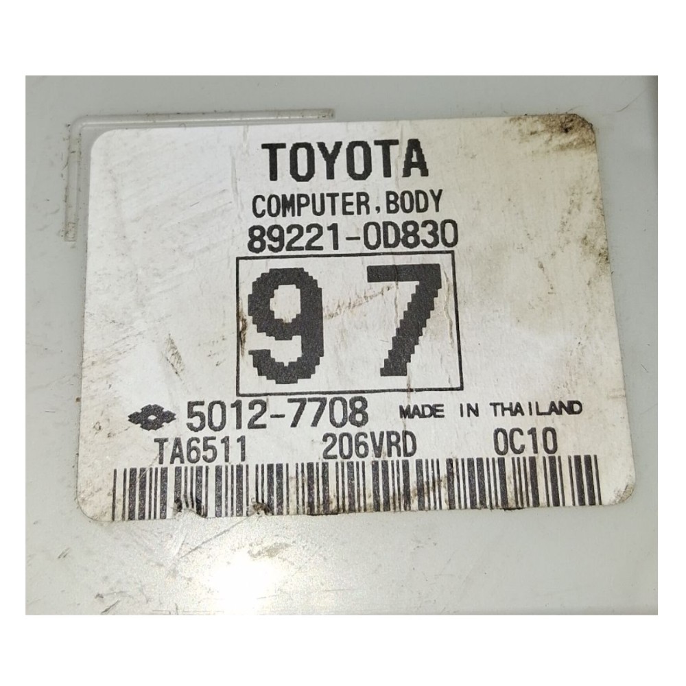 Módulo Computador Bordo Conforto Yaris Sd 2021 892210d830 8