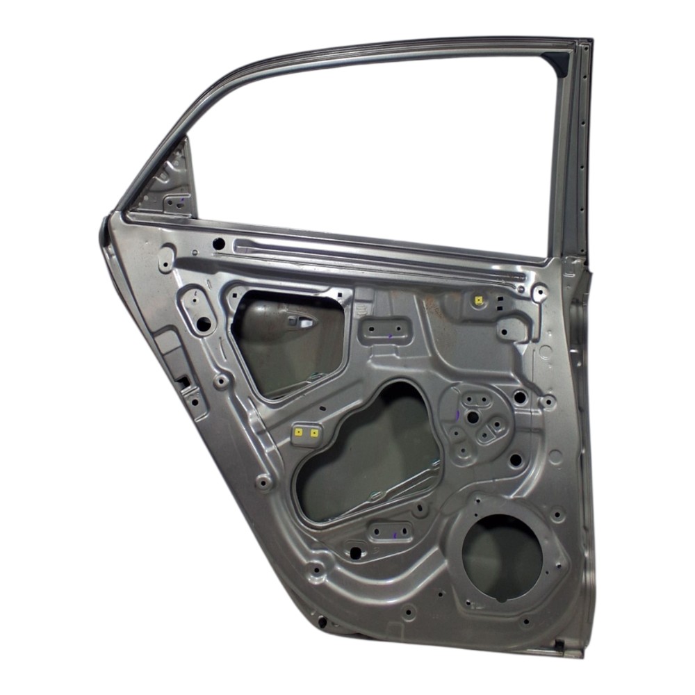 Porta Traseira Esquerda Hyundai Hb20 2018 *detalhes  Traseira Esquerda Prata 2