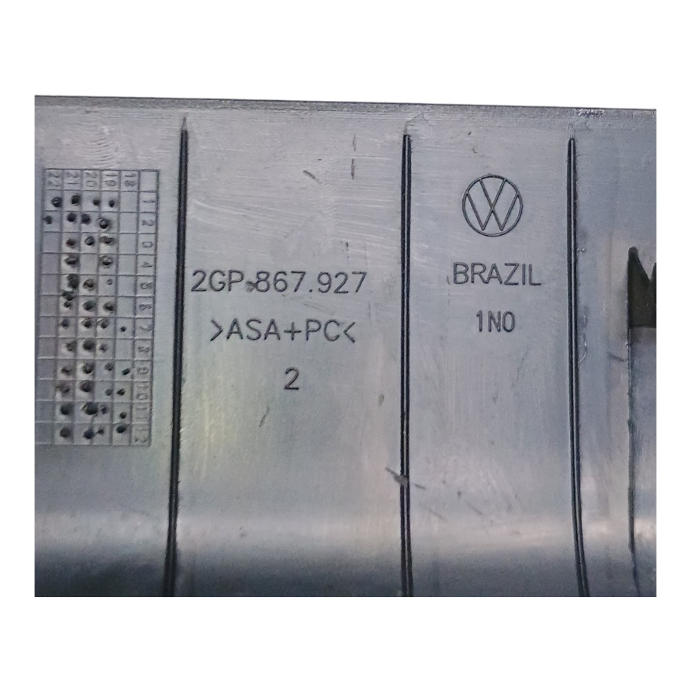 Moldura Luz Cortesia Vw Tcross Tsi 2022 2gp867927 4