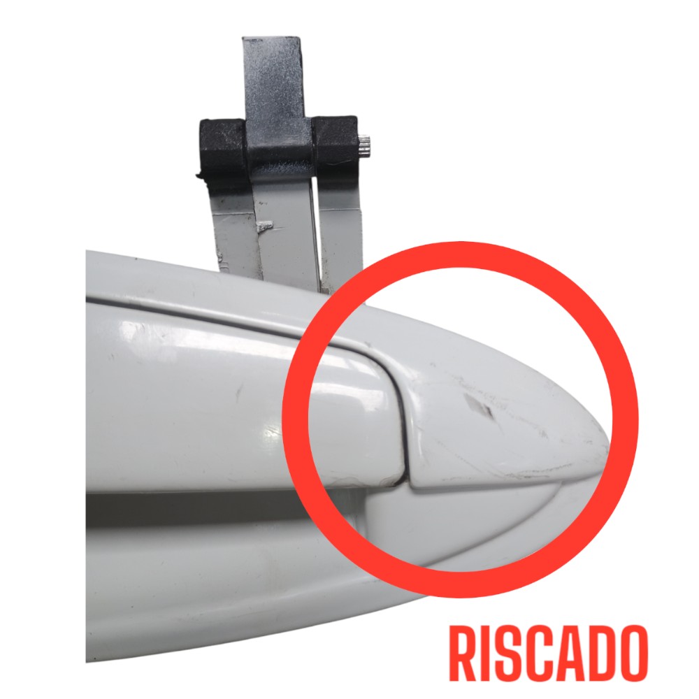 Maçaneta Externa Porta Diant Dir Fiat Punto 2012 *detalhes  Branco Dianteira 6