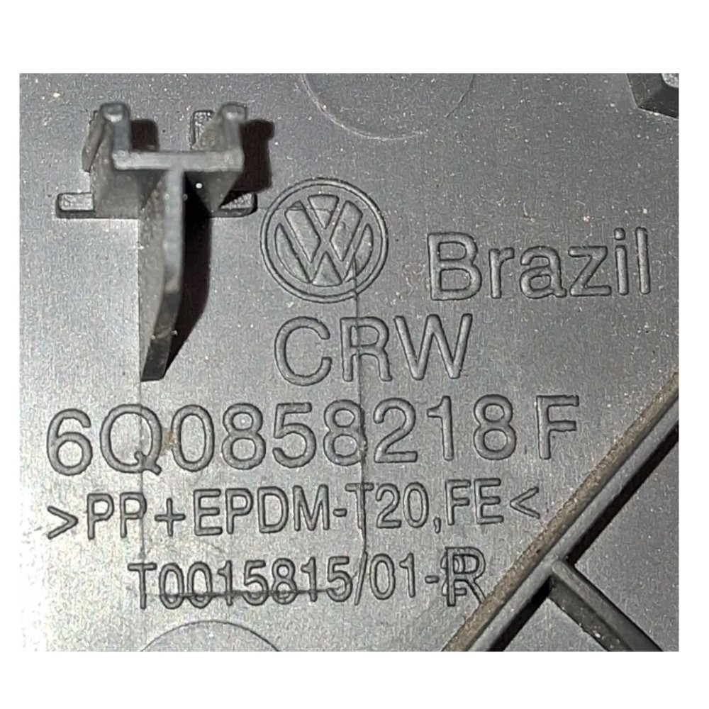 Acabamento Lateral Direito Painel Vw Polo Sedan 2008 – Preto 6