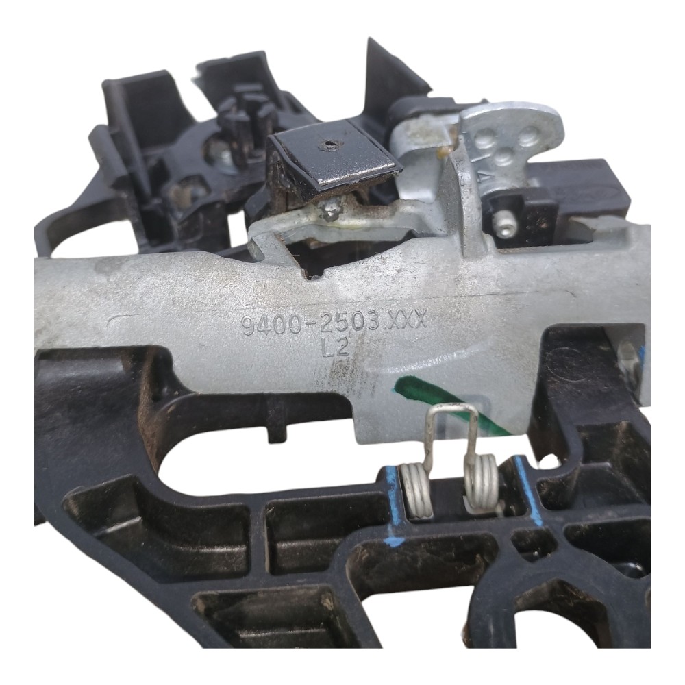 Maçaneta Externa Porta Tras Esq Ford New Fiesta sedan  2011 A 2013 Prata Traseira 7