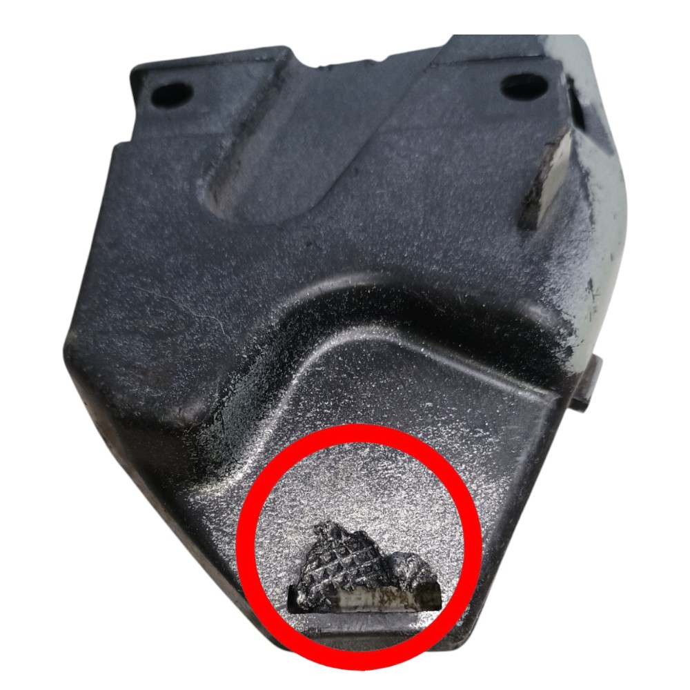 Guia Parachoque Diant Esq Vw Fox Crossfox 2003/09 *detalhe 5