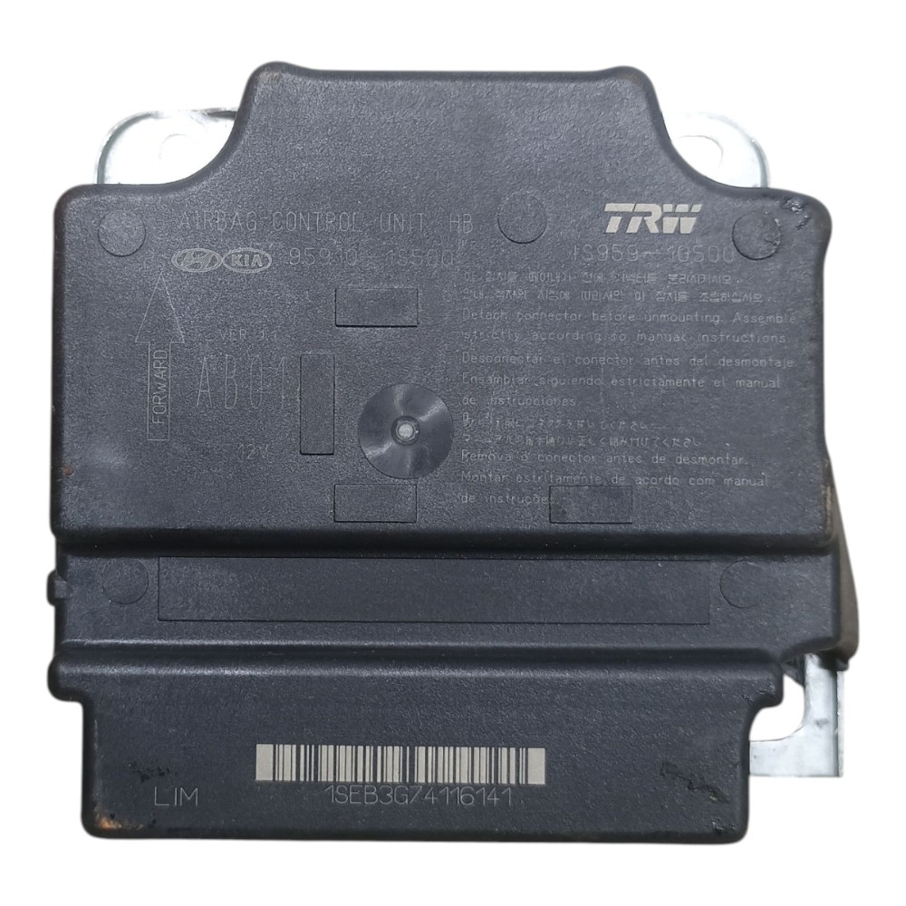 Módulo Central Air Bag Hyundai Hb20 1.6 2018 959101S500