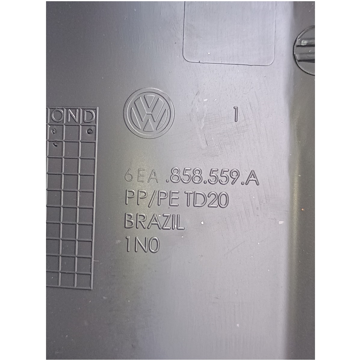 Acabamento inferior coluna direção vw virtus 2018 6EA858559a 6