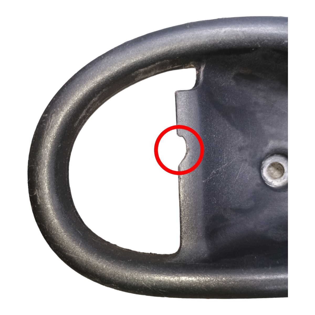 Moldura Maçaneta Interna Tras Dir Fiat Palio 2000 C/detalhe Preto Traseira 4