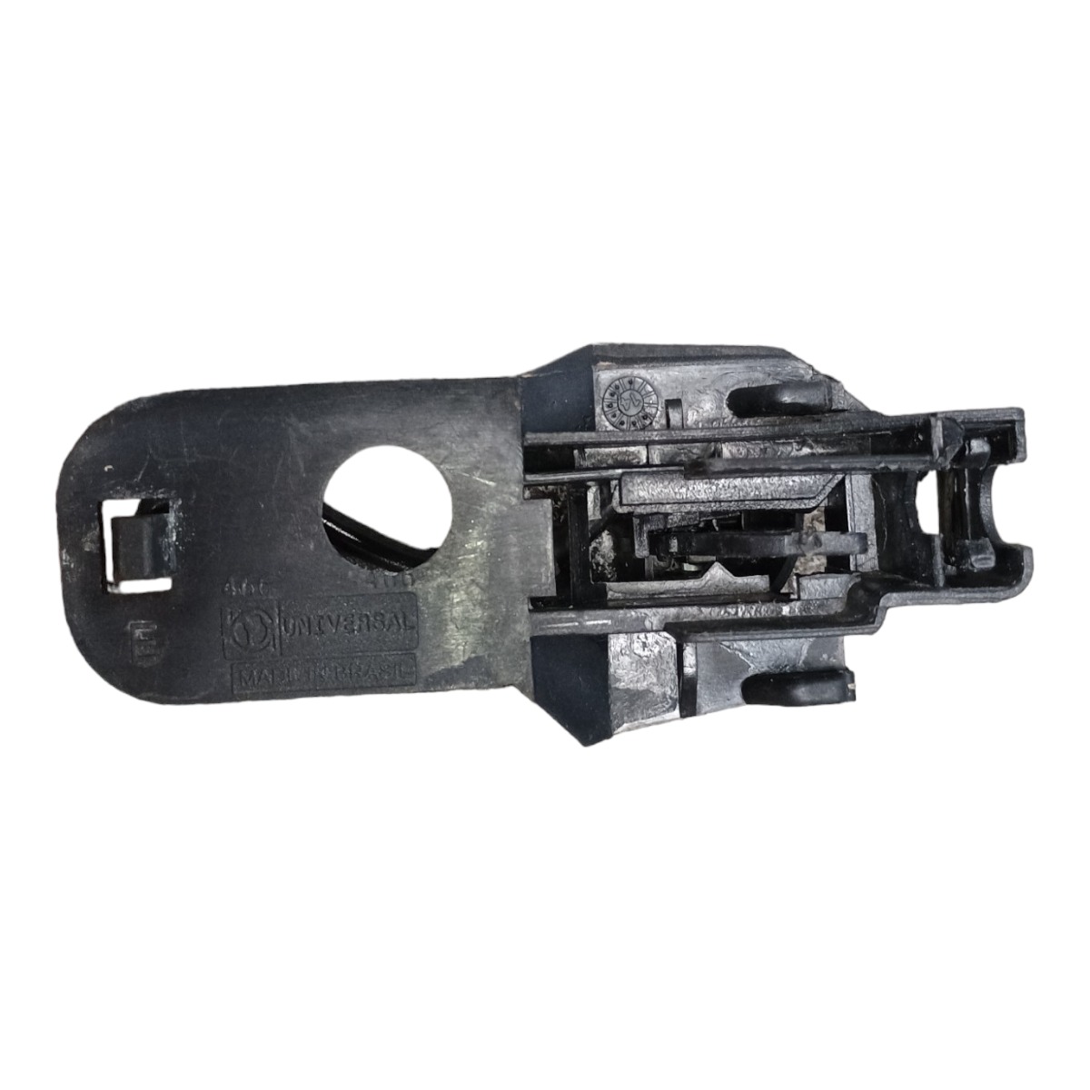 Maçaneta Interna Porta Traseira Esquerda Fiat Siena 2007 Preto Traseira 2