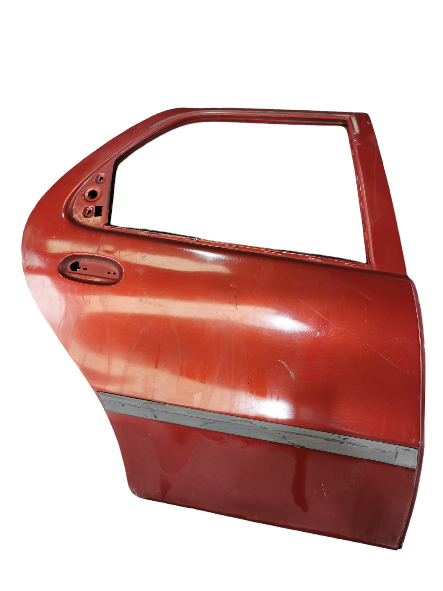 Porta Traseira Direita Fiat Palio 1997 Traseira Direito Vermelha 1