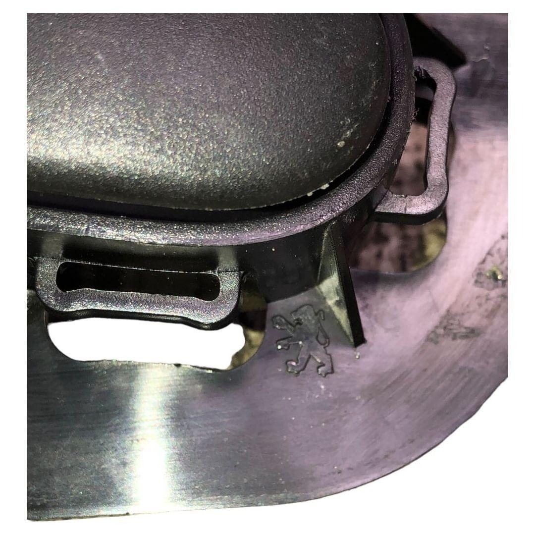 Maçaneta Interna Lado Esquerdo Peugeot 206 207 1998 A 2015 Preto Dianteira/traseira 4