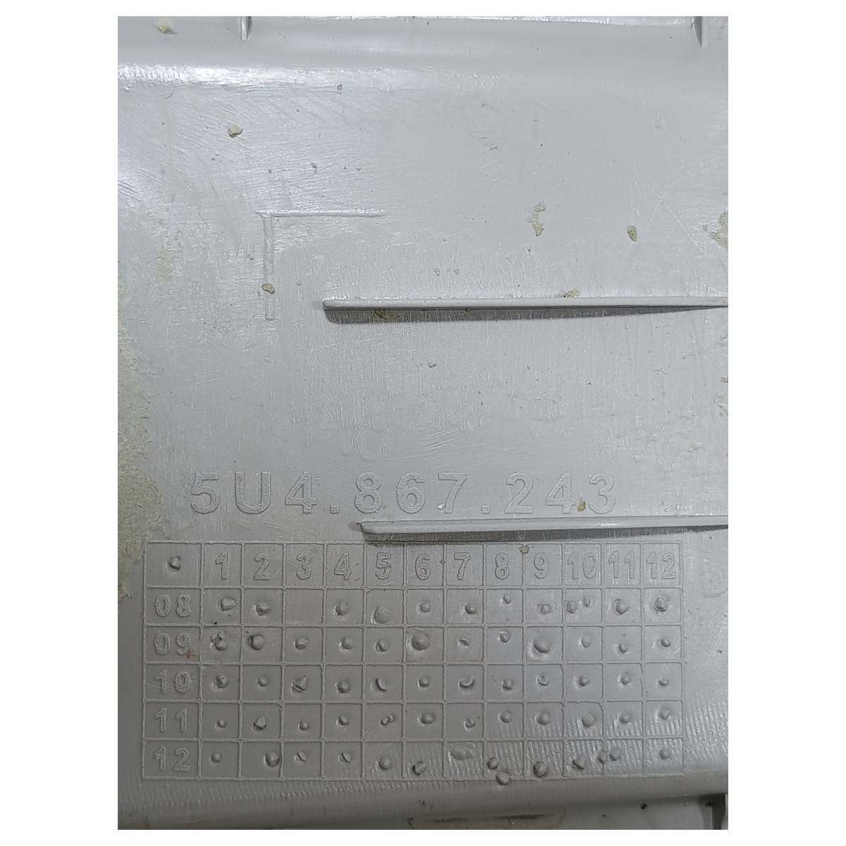 Moldura Coluna Central Esquerda Vw Gol Mpi 2022 5u4867243 3