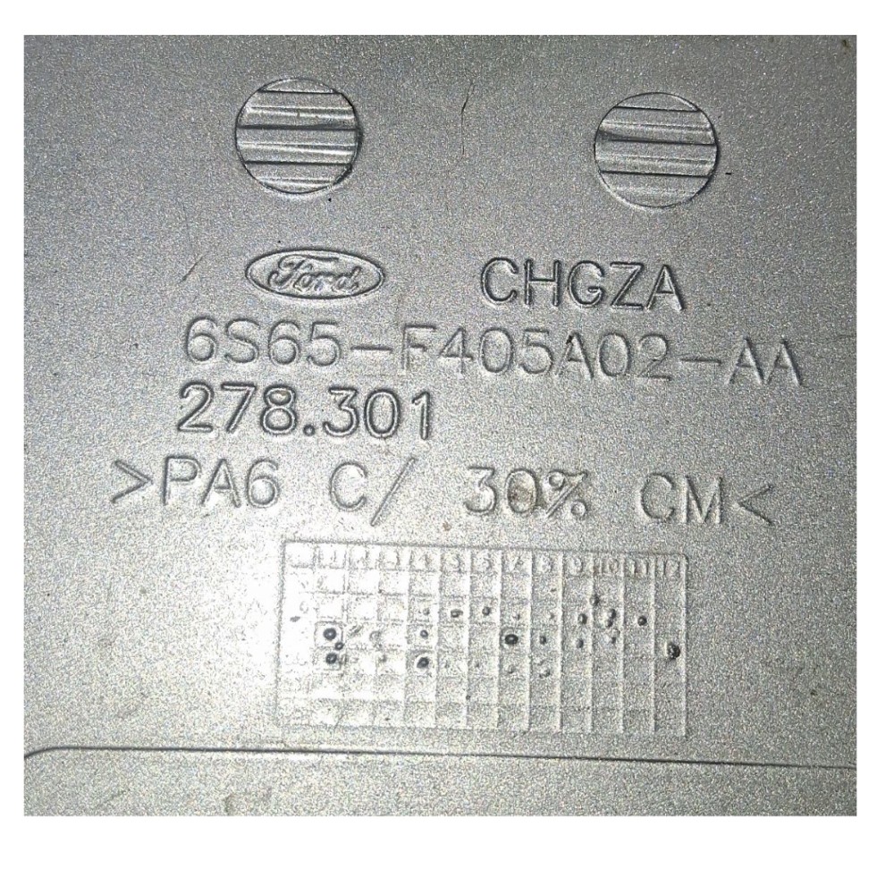 Portinhola Tanque Combustível Ford Fiesta 2003 À 2012 Prata 6