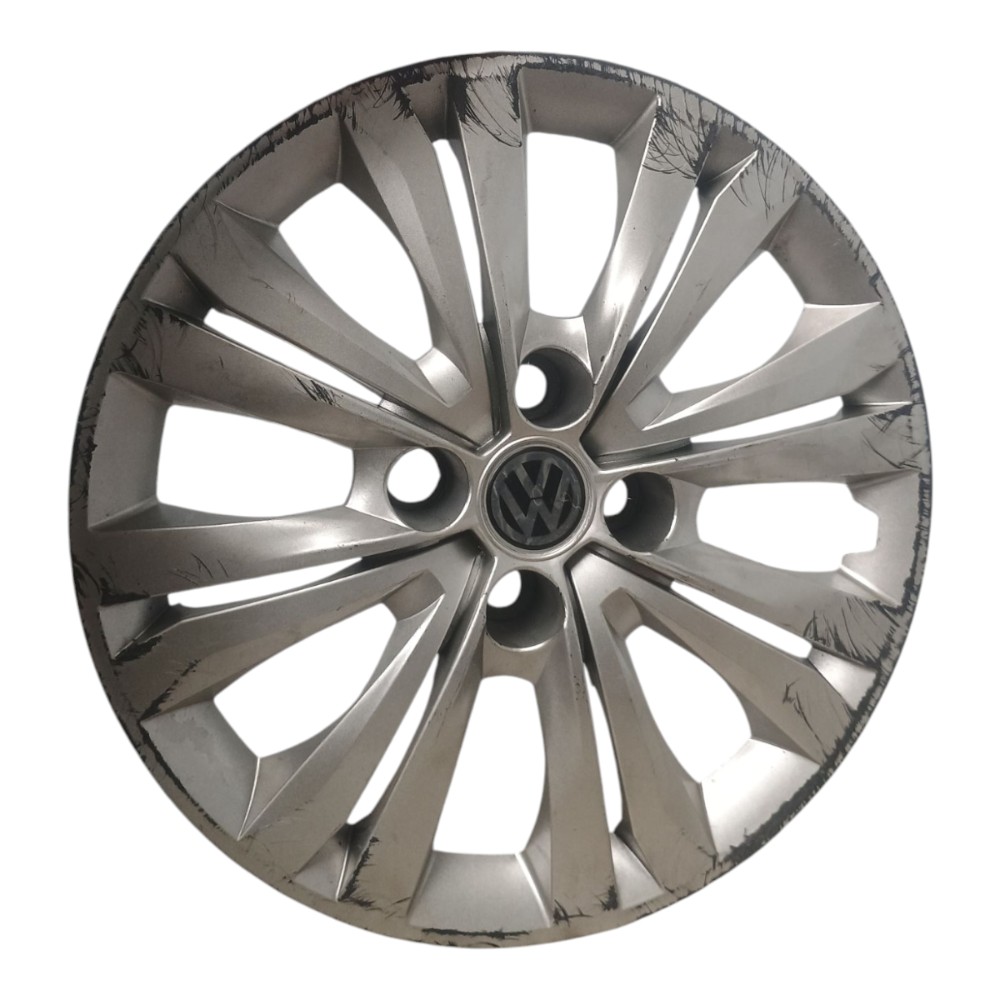Calota Vw Gol 2017 Aro 15 *detalhes  Prata