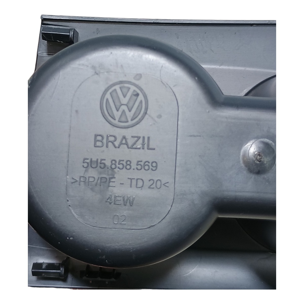 Porta Copos Console Central Volkswagem Gol 2022 5u5858569 Preto 4