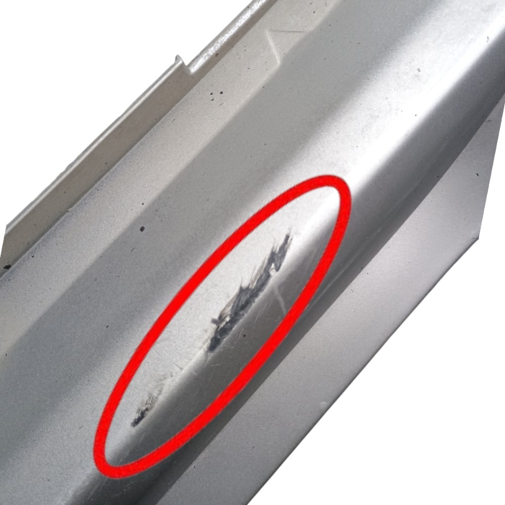 Spoiler Lateral Direito Caixa Ar Gm Captiva 2008 *detalhes  Prata 4
