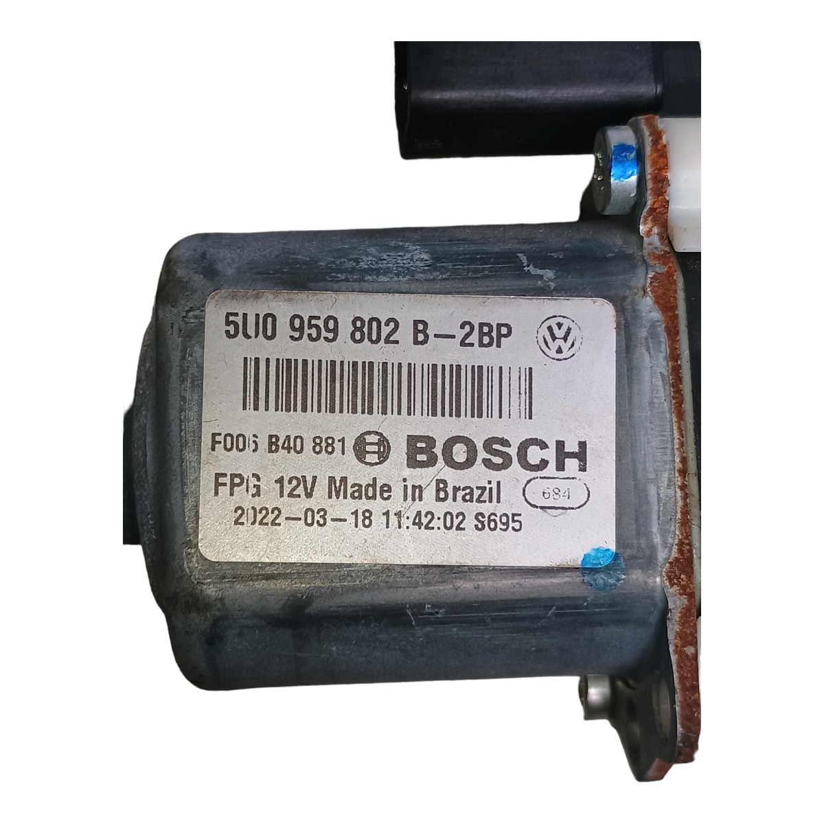 Motor Vidro Elétrico Tras Esq Vw Gol 2022 5u0959802b 4
