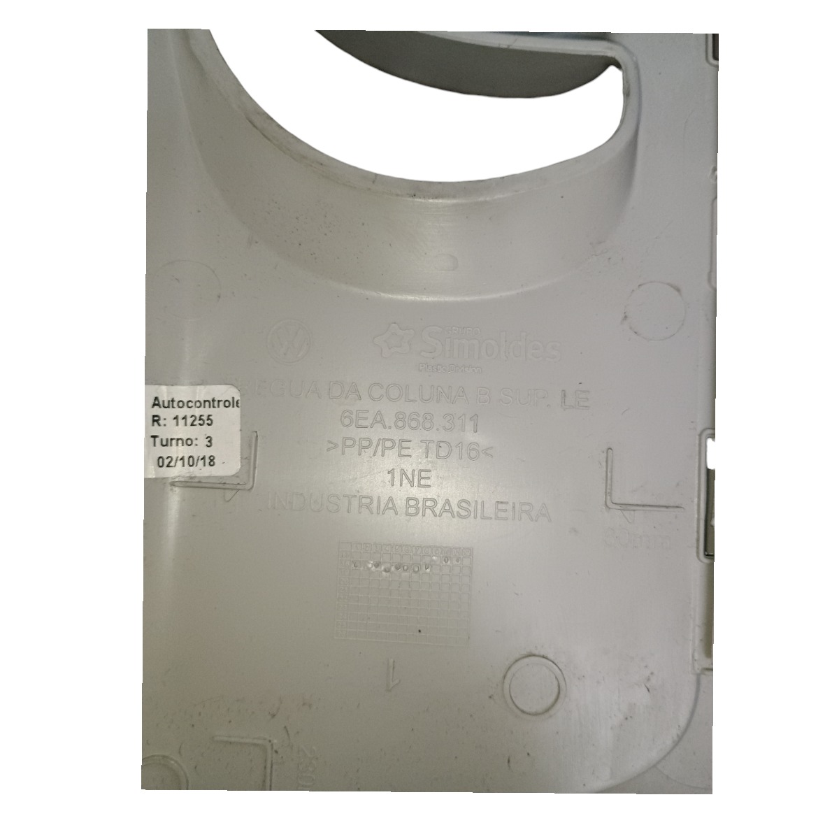 Moldura Coluna Lateral Esquerda Vw Virtus 2018 6ea868311 4