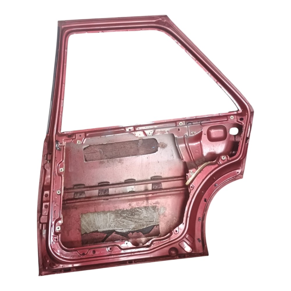 Porta Traseira Direita Fiat Tipo 1993 À 1997 *detalhes  Traseira Direita Vermelho 2