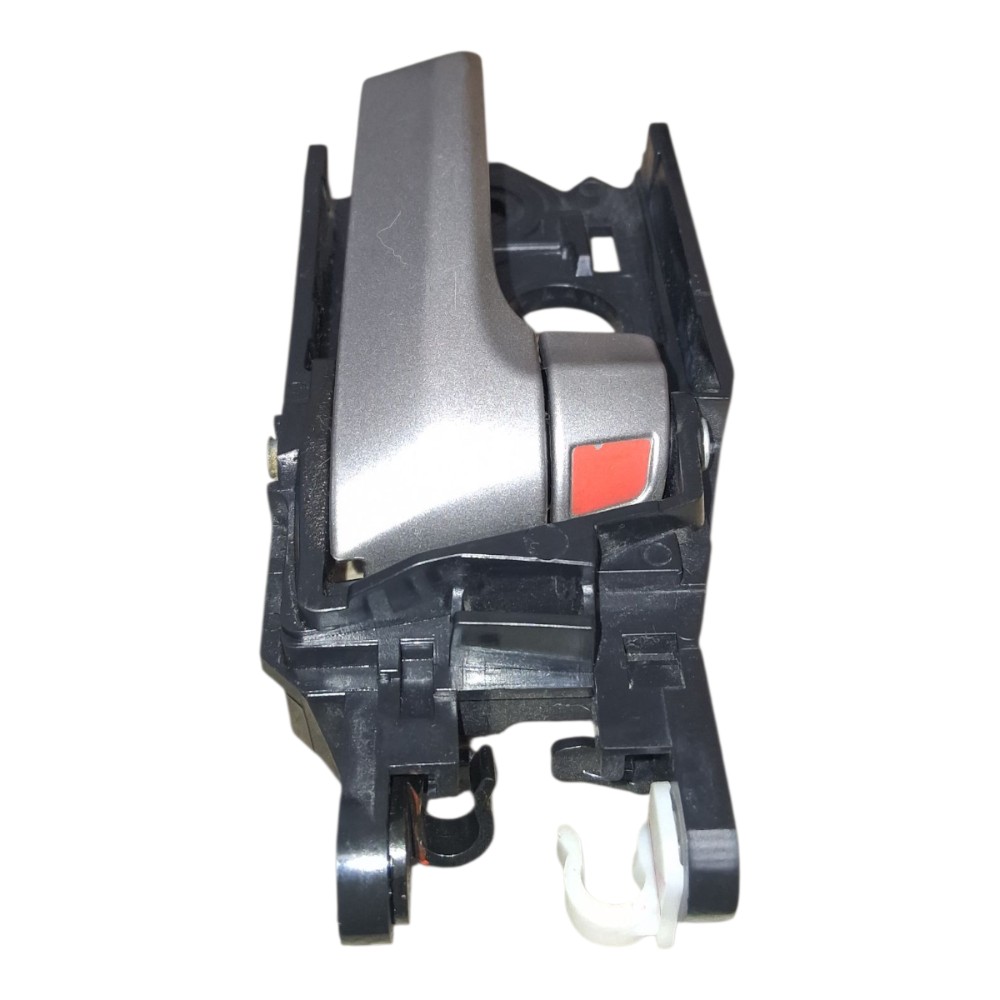 Maçaneta Interna Porta Dianteira Direita Honda City 2010 Prata Preto Dianteira 3