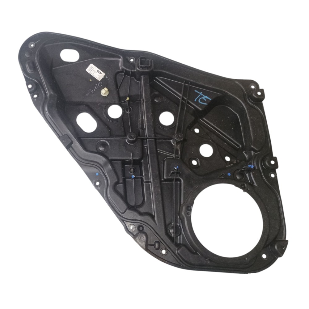 Suporte Máquina Vidro Tras Esq Ford New Fiesta sedan mexicano 2011 A 2013 Preto 2