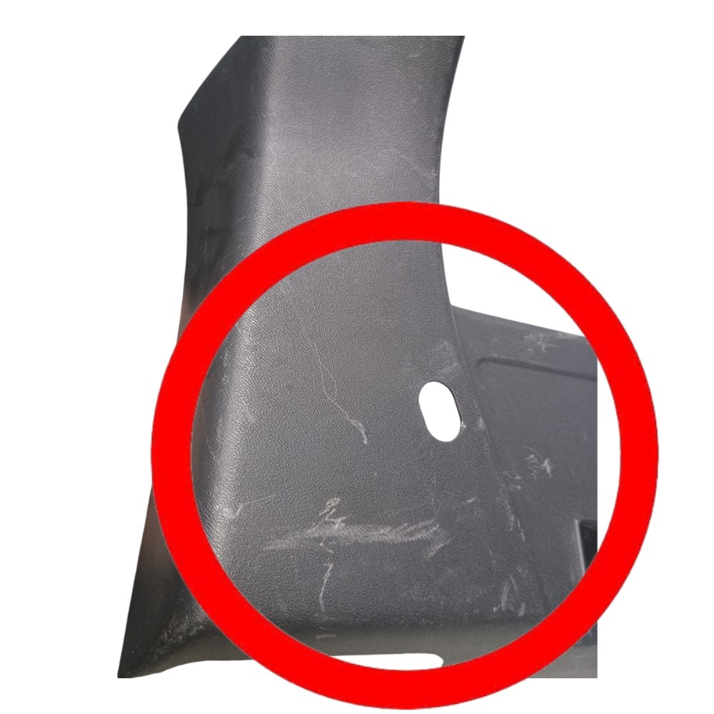 Suporte Tampao Bagagito Esquerdo Fiat Idea 2007 Com Detalhes Preto 6