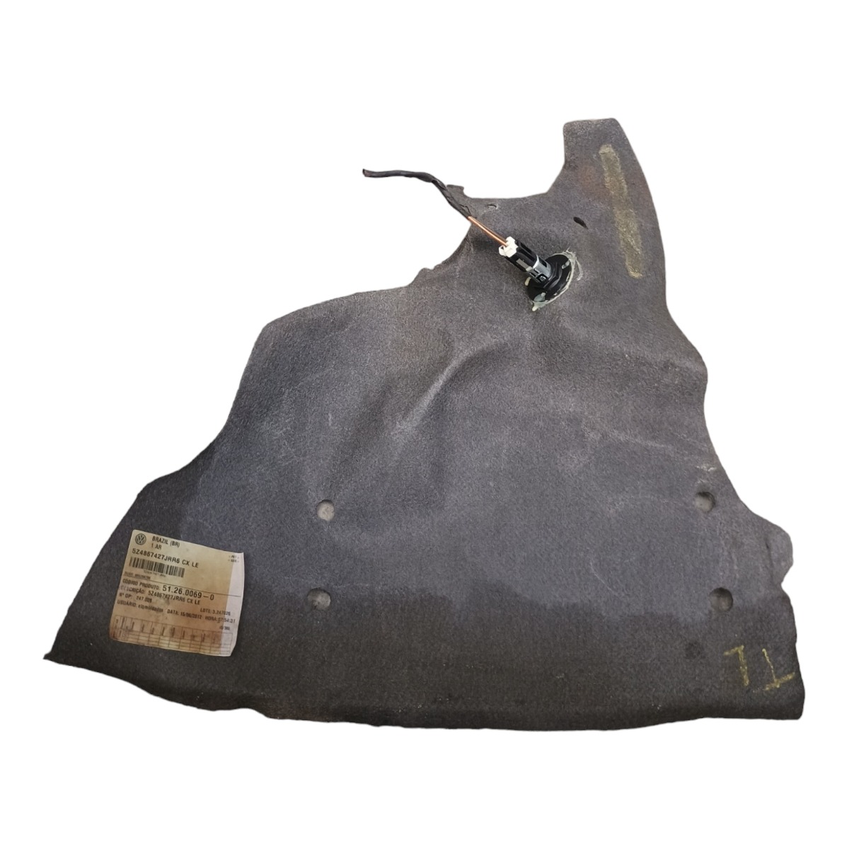 Forro Porta Malas Esquerdo Vw Fox 1.6 2013 5z4867427 1