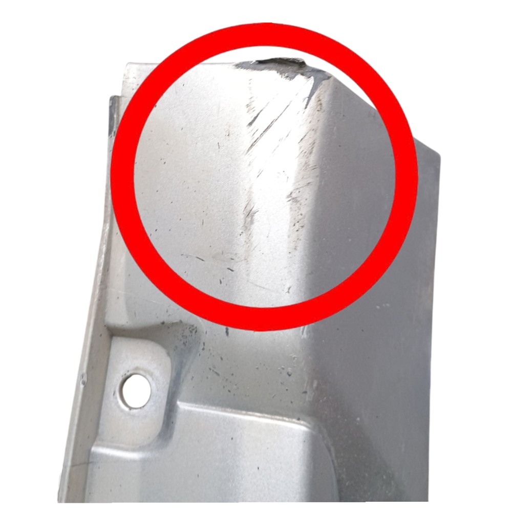 Spoiler Lateral Direito Caixa Ar Gm Captiva 2008 *detalhes  Prata 6